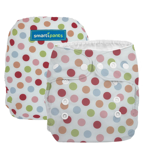 *New* White Polka Dot